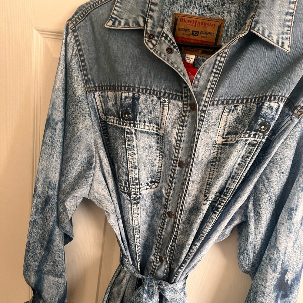 Brand new DIESEL soft jean material dress…